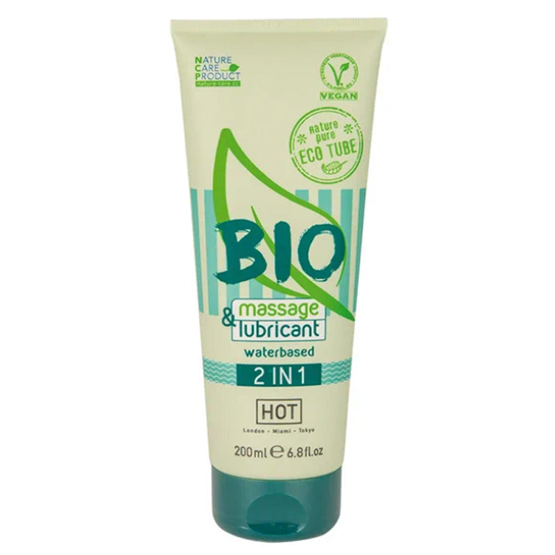 HOT BIO Massage &amp; Lubricant Waterbased 2 in 1