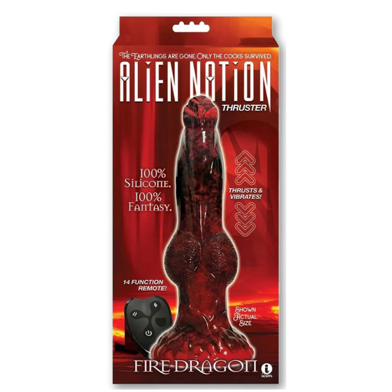 Alien Nation Fire Dragon Thrusting Dildo