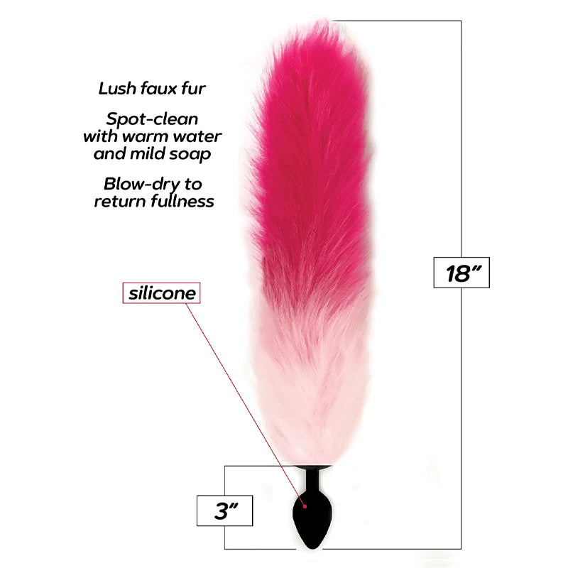 Foxy Silicone Fox Tail Butt Plug