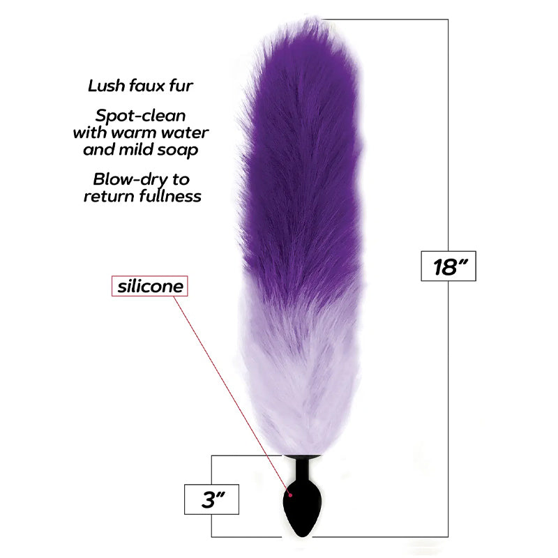 Foxy Silicone Fox Tail Butt Plug