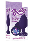 The 9's Booty Talk Silicone Butt Plug Neon Leaf
