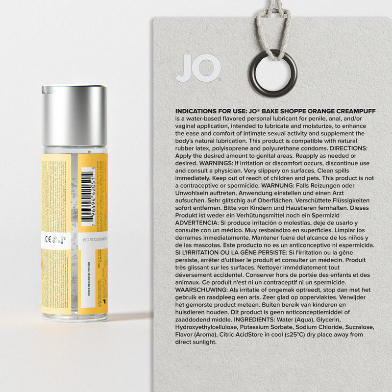 JO Bake Shoppe Orange Creampuff Lubricant
