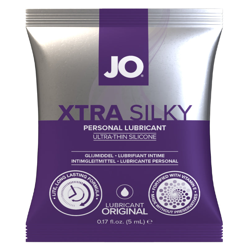 JO Xtra Silky Thin Silicone Original Lubricant