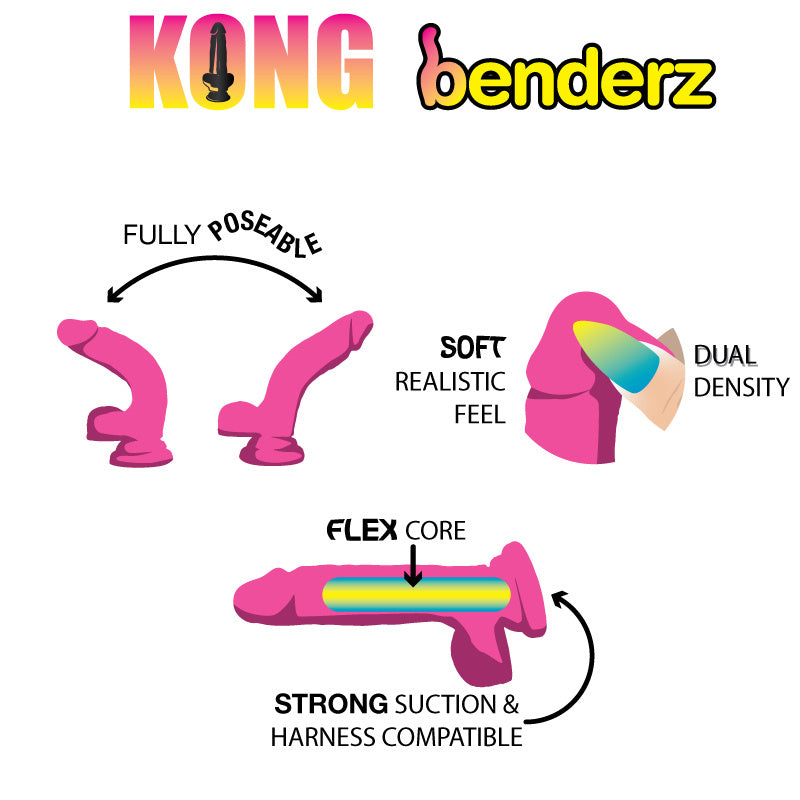 Shop Kong Benderz Dual Density Dong Flesh Love Shop