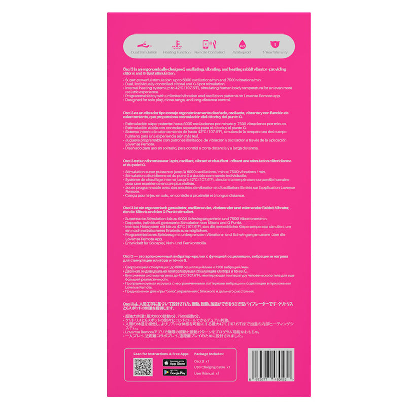 Osci 3 - Bluetooth G-Spot Vibrator