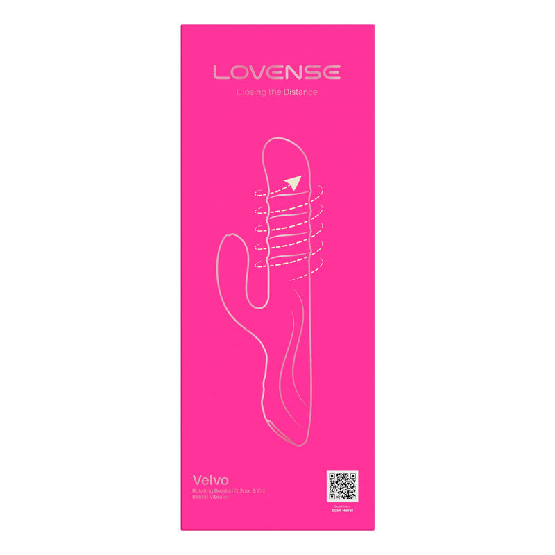 Velvo - Rotating Beaded G-Spot &amp; Clit Rabbit Vibrator