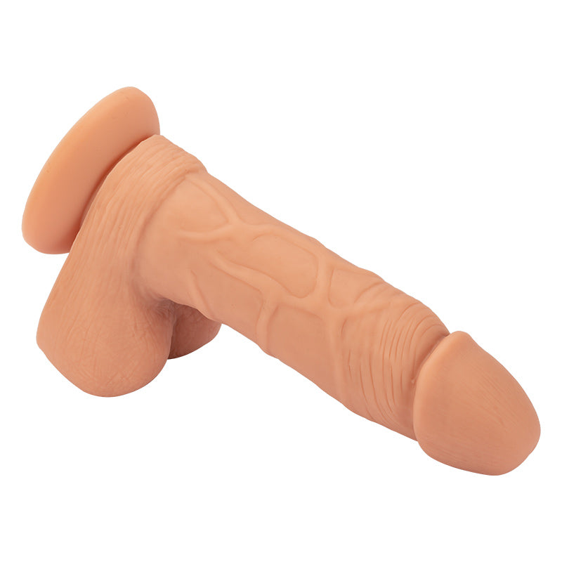 Detailed Silicone Dildo - Packed In Sealed Foil Bags
