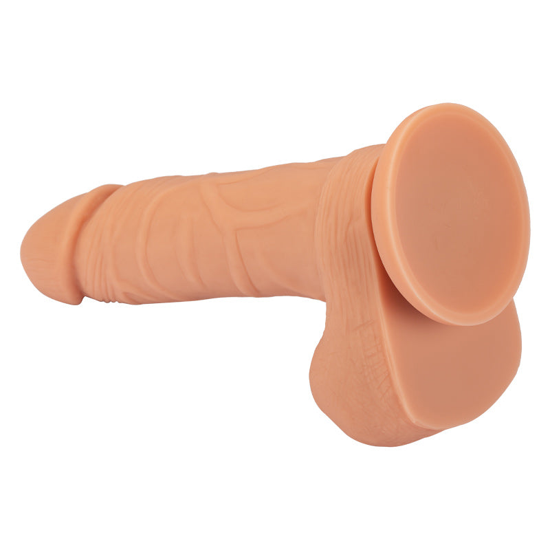 Detailed Silicone Dildo - Packed In Sealed Foil Bags