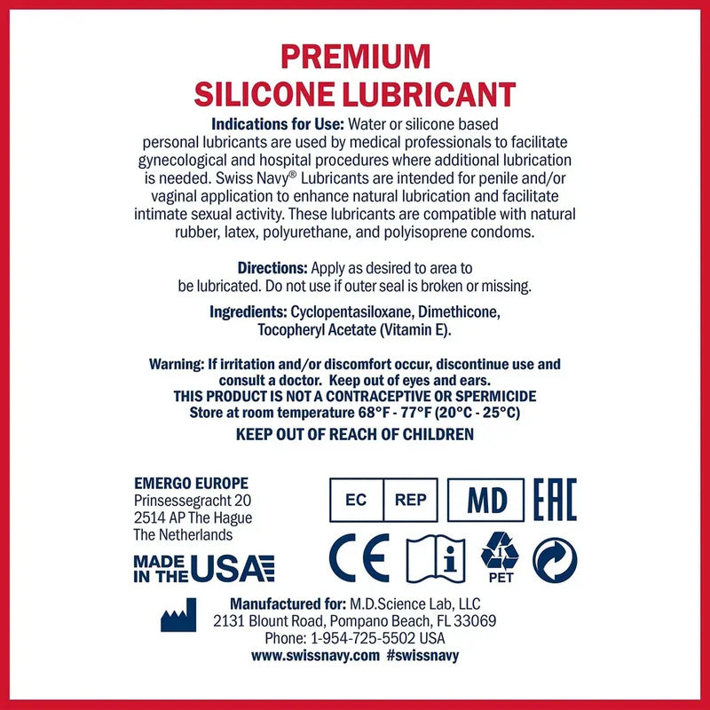 Swiss Navy Pride Silicone Lubricant