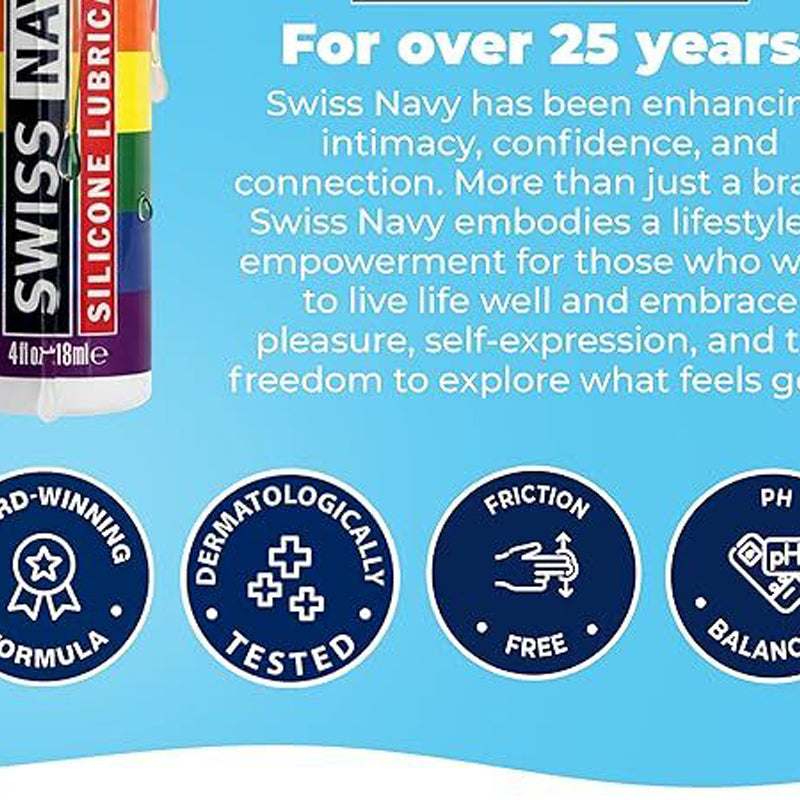 Swiss Navy Pride Silicone Lubricant
