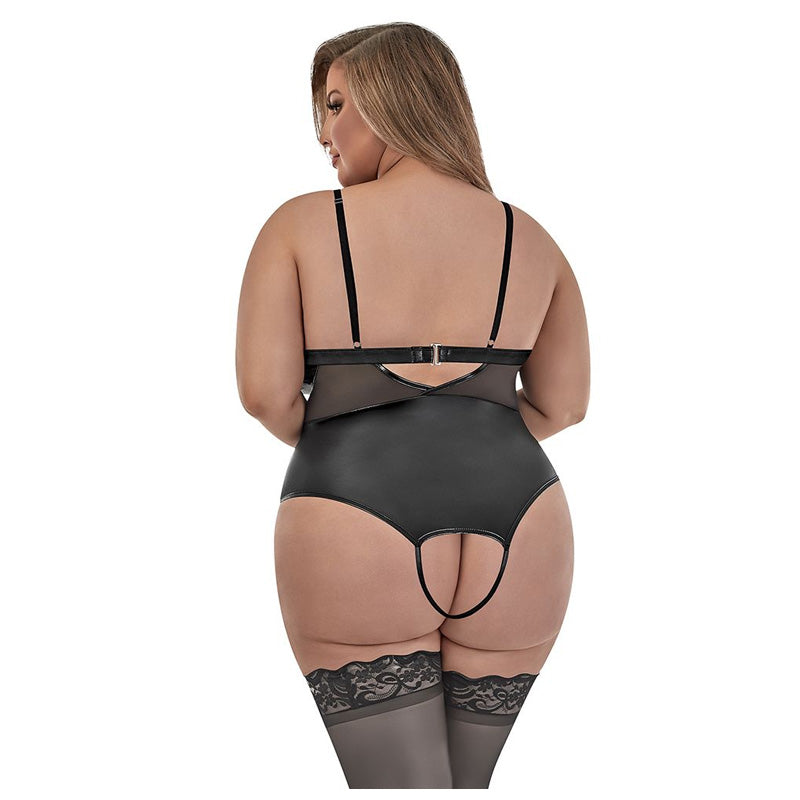 Wicked Ways Crotchless Teddy