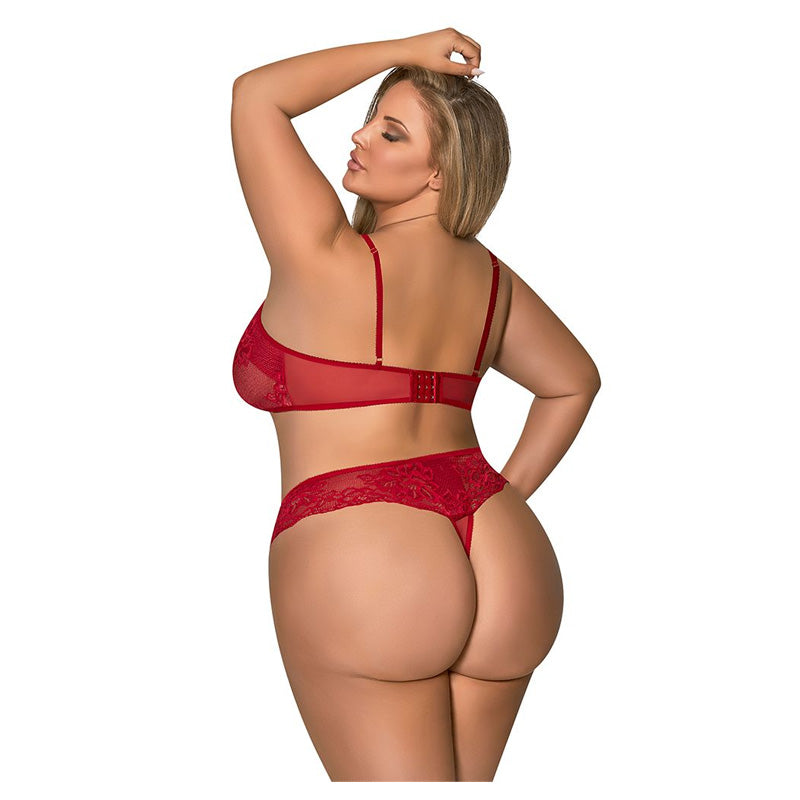 Sugar And Spice PeekaBoo Bra And Panty Set