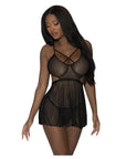 Girl Next Door Baby Doll And Crotchless Panty Set