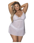 Modern Romance Baby Doll And Split Crotch Tanga