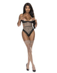 Purrfect Half Cup Teddy with Split Crotch