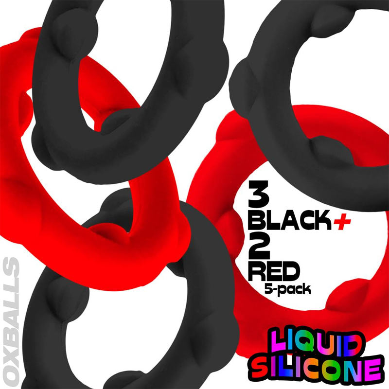 Oxballs Gearheads 5-Pack Spinner Rings