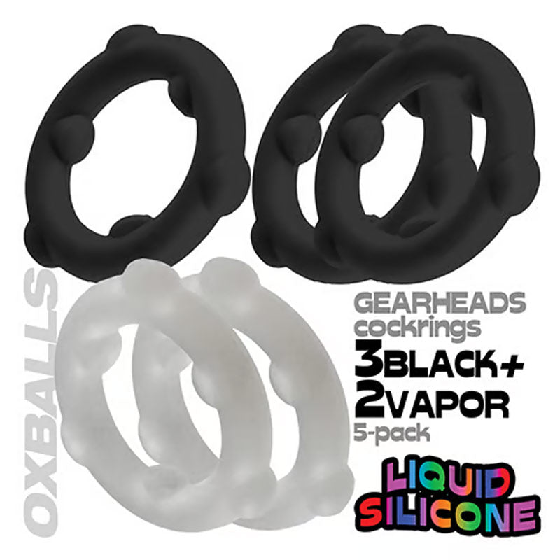 Oxballs Gearheads 5-Pack Spinner Rings
