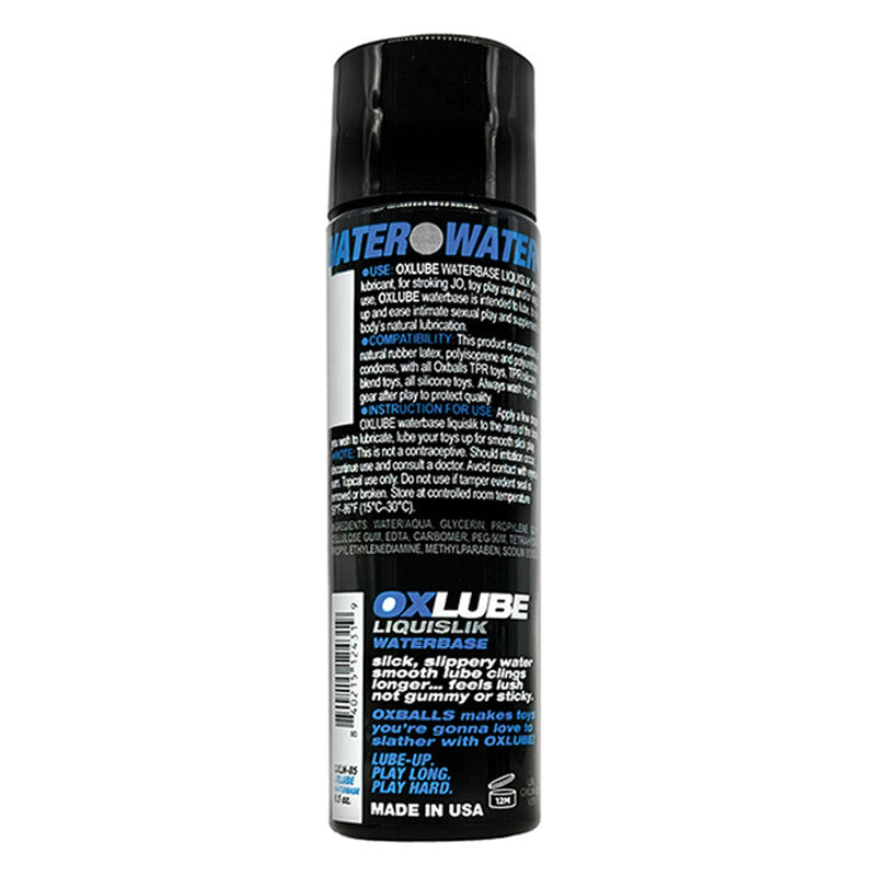 Oxballs Liquislik Waterbased Oxlube
