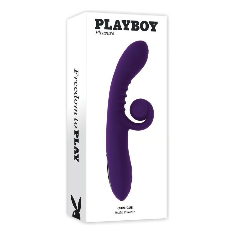 Playboy Pleasure Curlicue Rabbit Vibrator