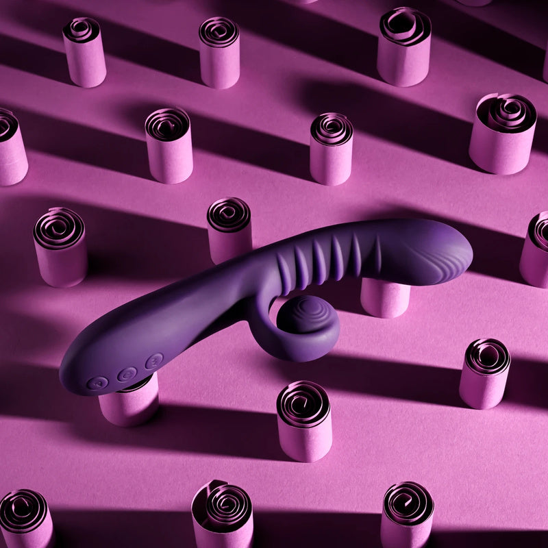 Playboy Pleasure Curlicue Rabbit Vibrator