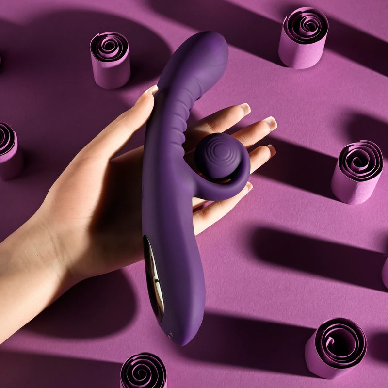 Playboy Pleasure Curlicue Rabbit Vibrator