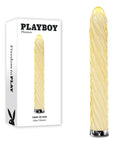 Playboy Pleasure Twist Of Fate Glass Vibrator