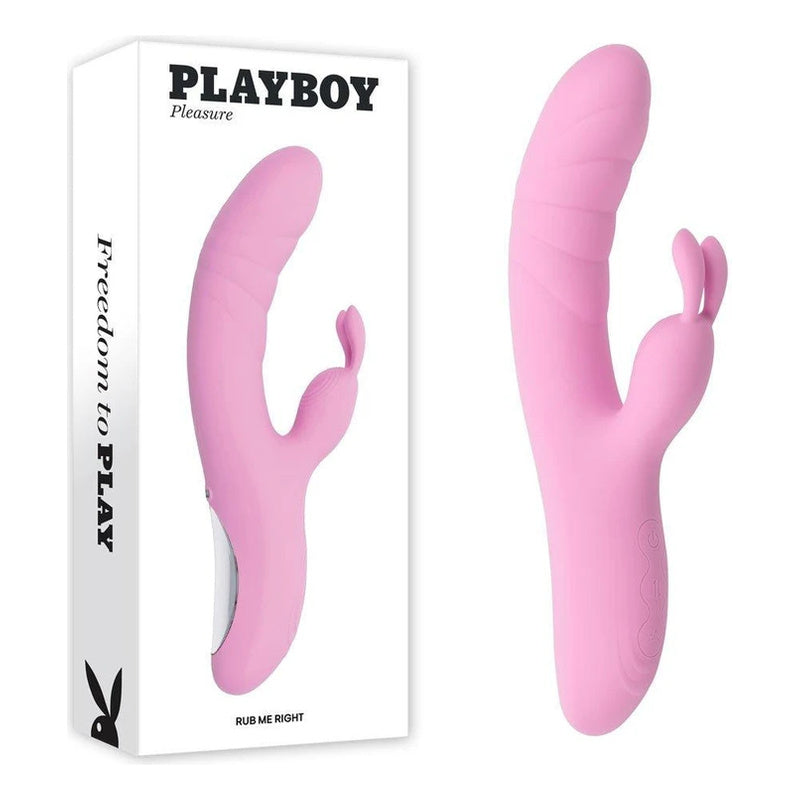 Playboy Pleasure Rub Me Right Rabbit Vibrator