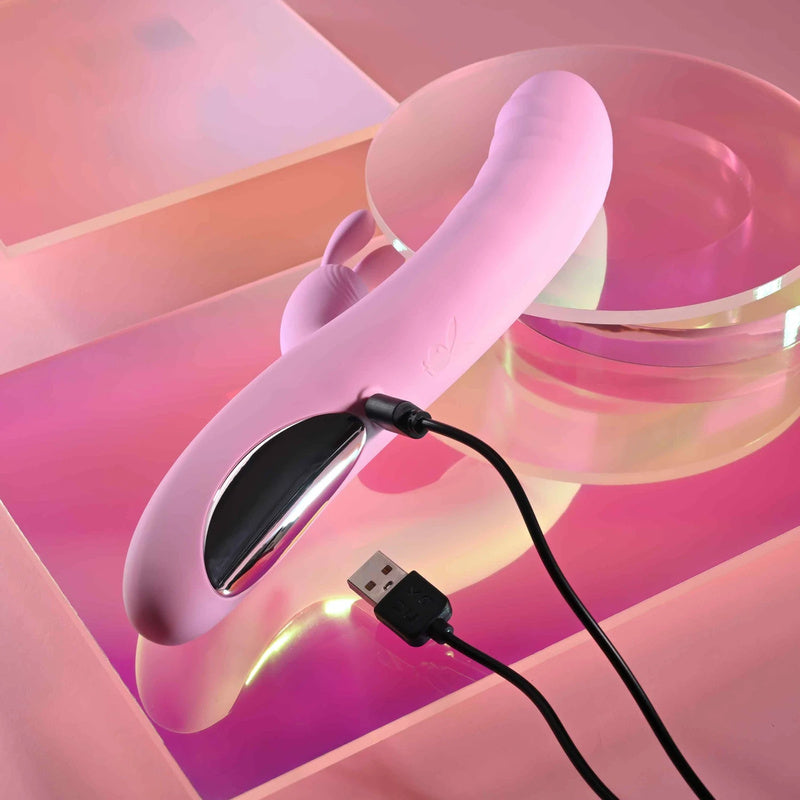 Playboy Pleasure Rub Me Right Rabbit Vibrator