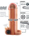 Vibrating Real Feel 1" Extension