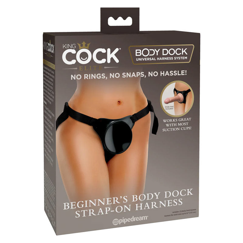 King Cock Elite Beginner&#39;s Body Dock Strap-On Harness