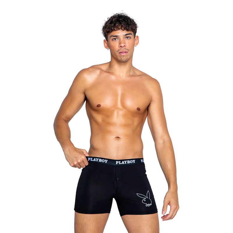 Playboy Men's Tuxedo Modal Classic Boxer Briefs