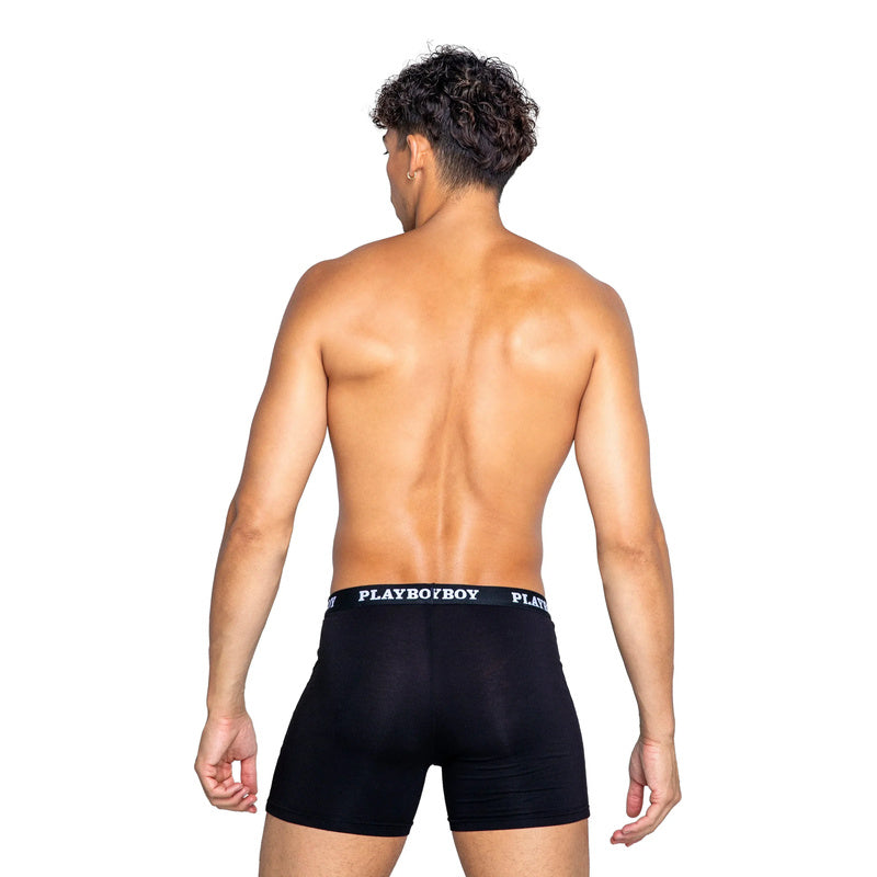 Playboy Men's Tuxedo Modal Classic Boxer Briefs