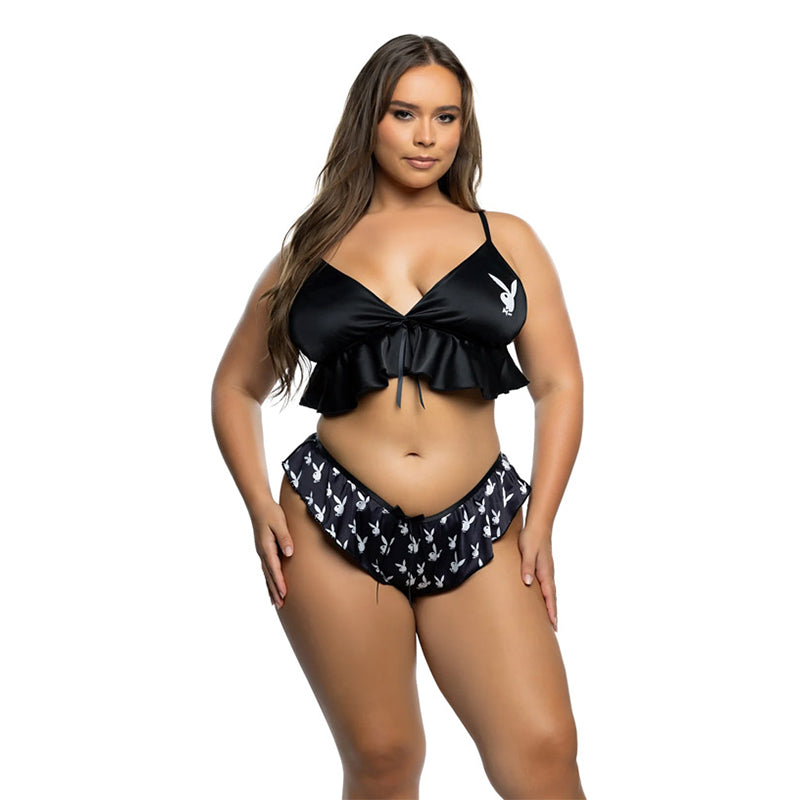 Playboy Flutter Bunny Two-Piece Lounge Set