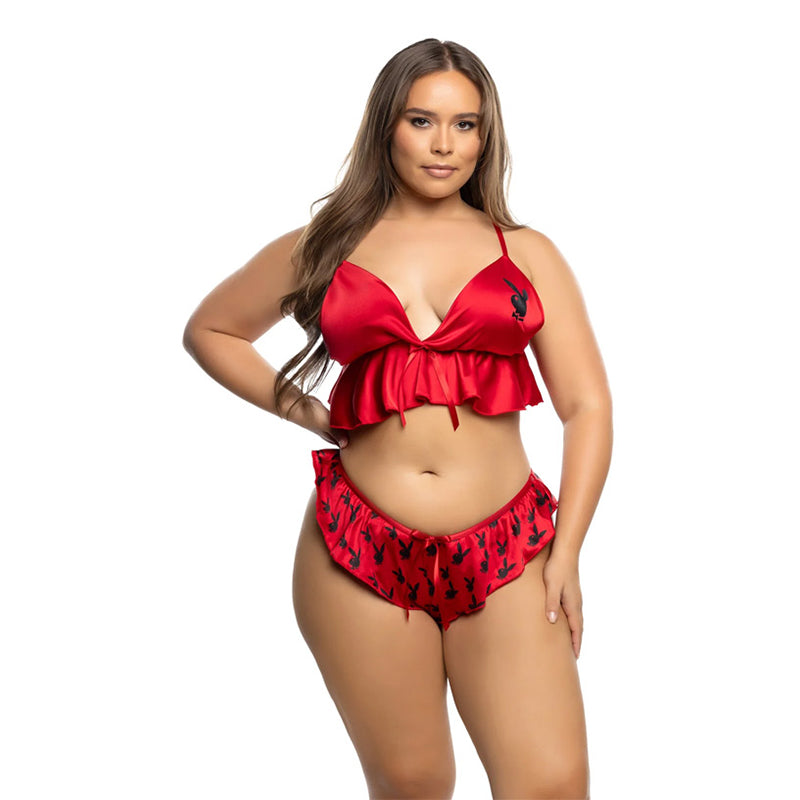 Playboy Flutter Bunny Two-Piece Lounge Set