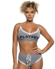 Playboy Comfy Bunny Two-Piece Cropped Cami Set