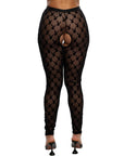 Playboy Burnout Bunny Footless Tights