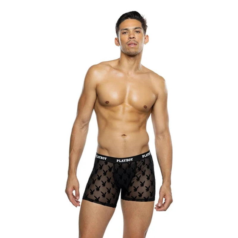 Playboy Burnout Bunny Boxer Briefs