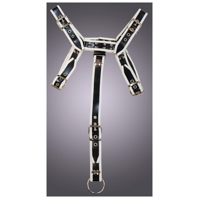 Rouge Garments Leather Body Harness with Detachable Strap