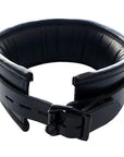 Rouge Padded Leather Collar Cuffs