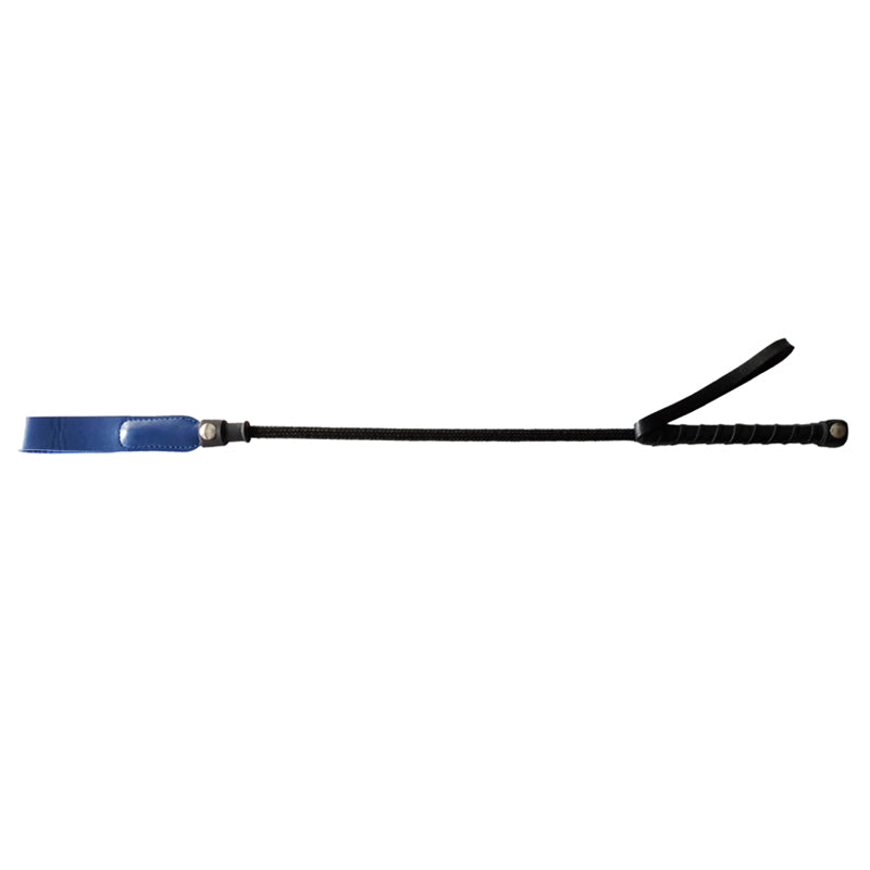 Rouge Garments Short Leather Riding Crop Slim Tip 20 Inch