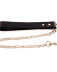 Rouge Garments Leather Dog Lead with Chain