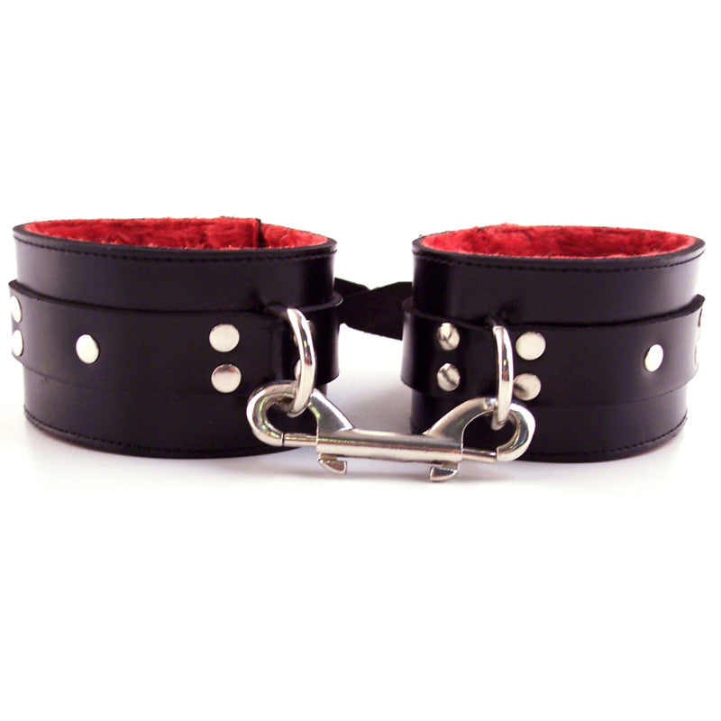 Rouge Garments Leather with Fur Wrist Cuffs