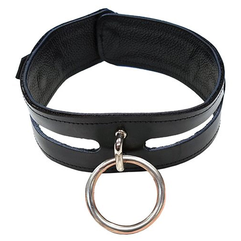 Rouge Leather Fashion Collar