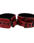 Rouge Leather Wrist Cuffs