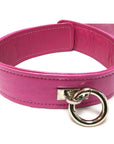 Rouge Garments Plain Leather Collar with Removable O-Ring