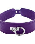 Rouge Garments Plain Leather Collar with Removable O-Ring