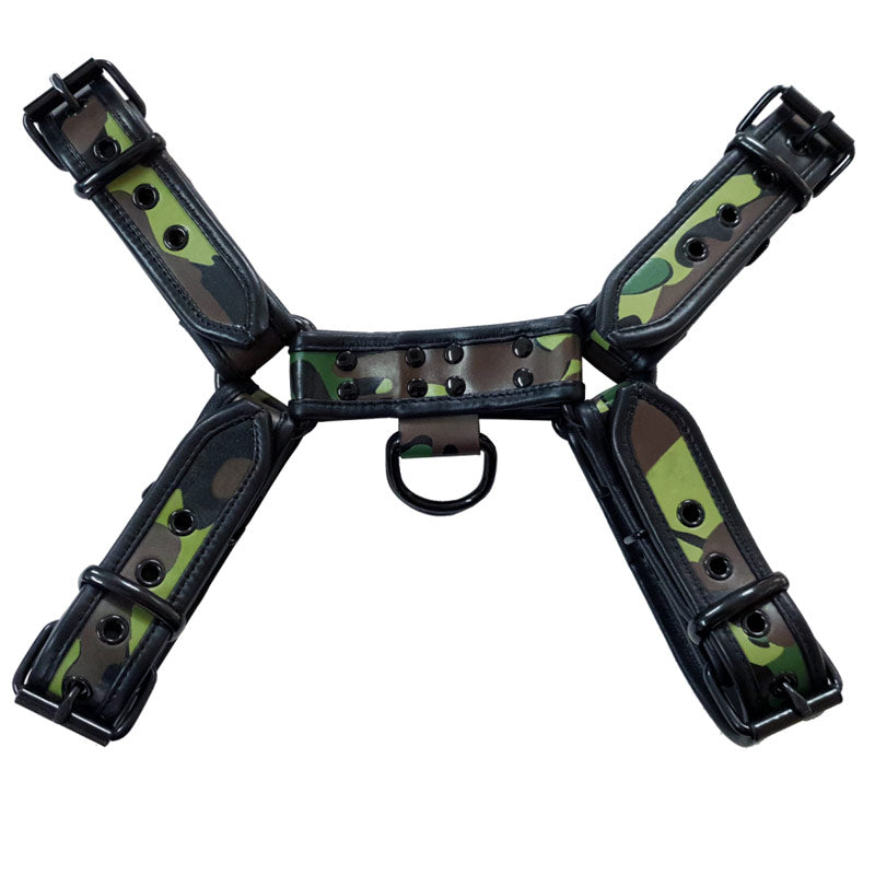 Rouge Garments Leather O.T.H Front Harness with Accessories