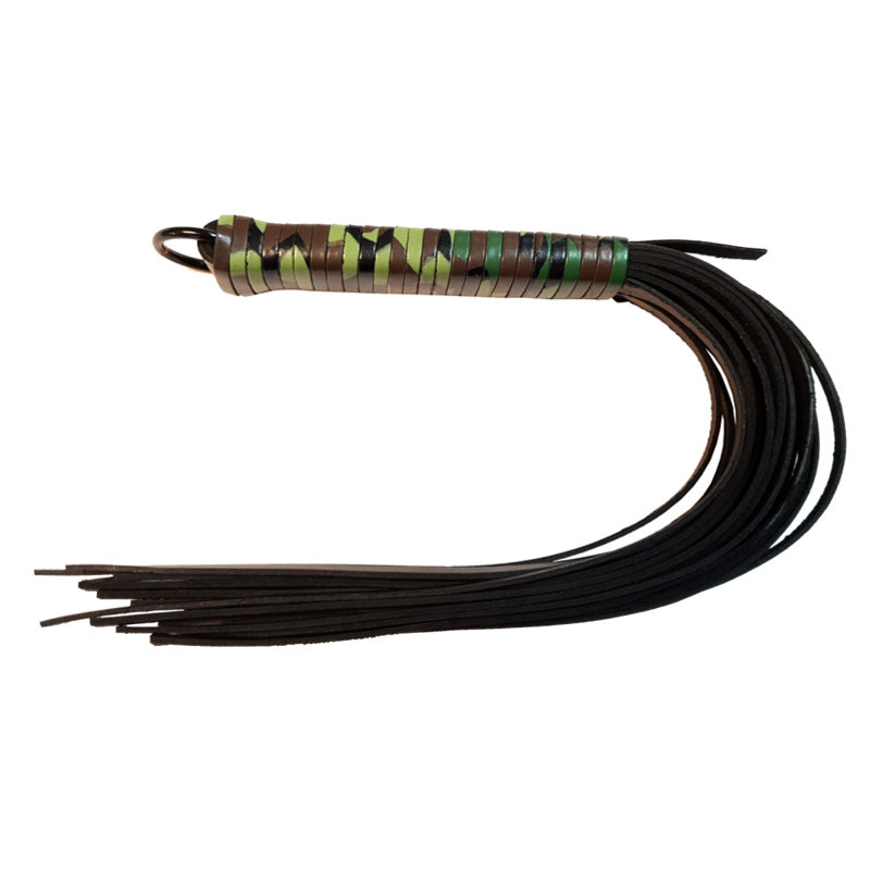 Rouge Garments Leather Spiral Flogger