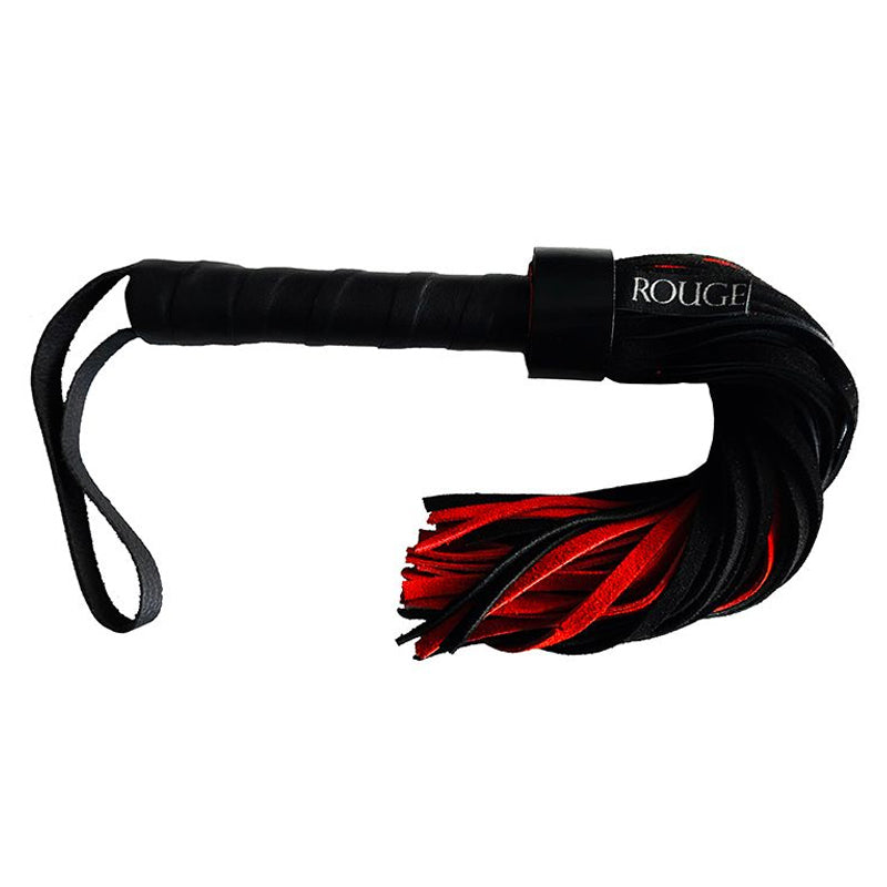 Rouge Short Suede Flogger with Leather Handle