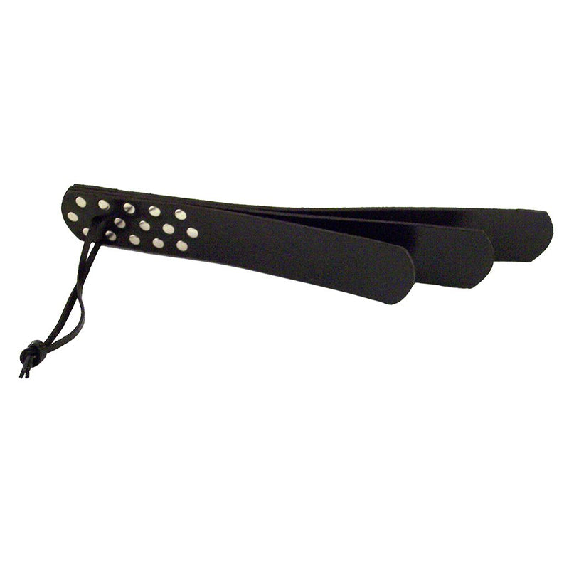 Rouge Leather Three Straps Paddle